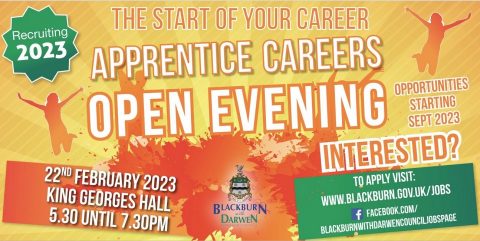 Apprentice drive is back to recruit home-grown talent in Blackburn with Darwen