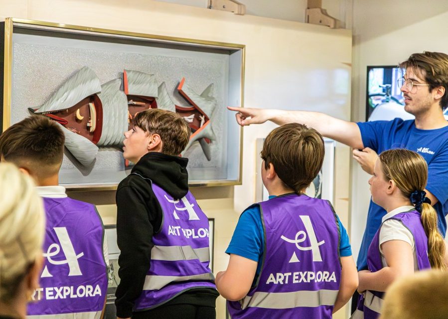 Art Explora Mobile Museum in collaboration with the Government Art Collection, 2026. Photo © Stephen Tolfrey. 21