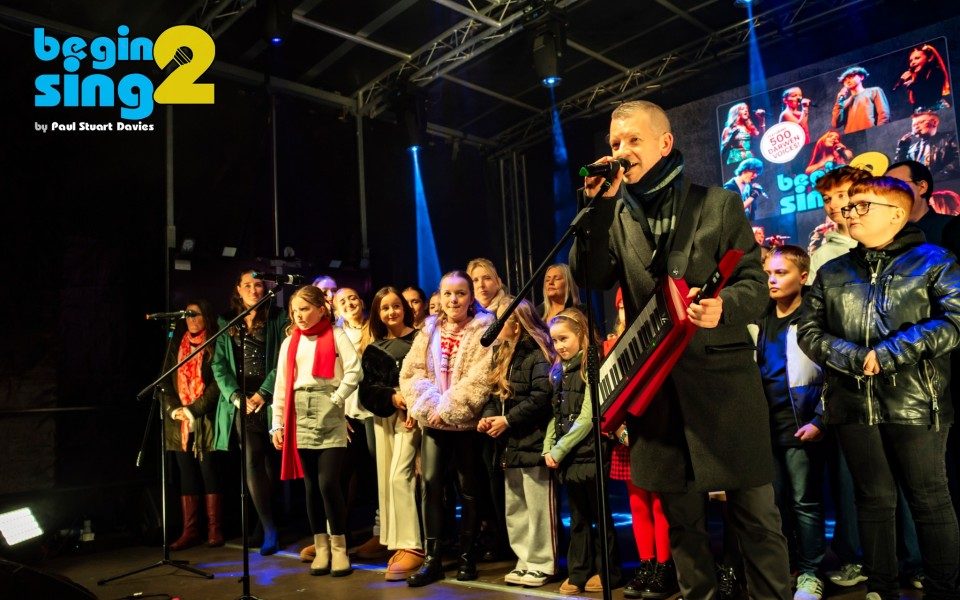 B2S at Darwen xmas lights