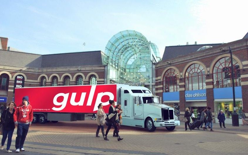 Gulp information truck is making its way round the North West