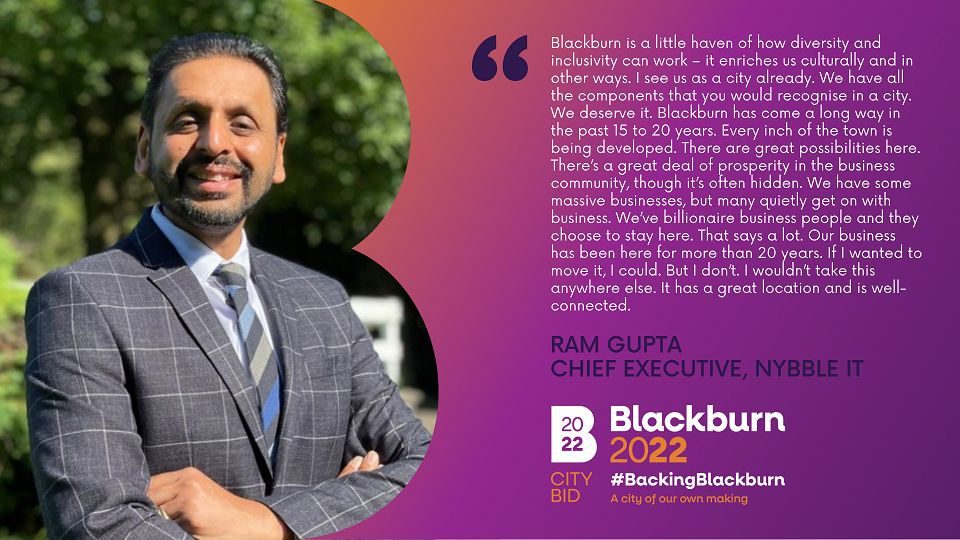 BackingBlackburn Ram Gupta