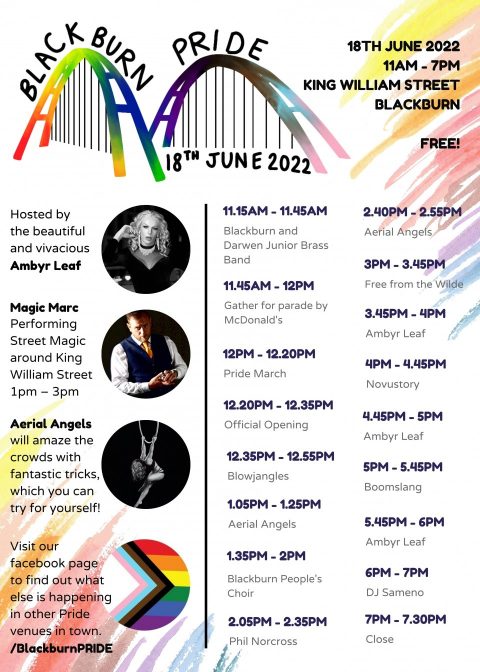 Blackburn Pride Schedule 1