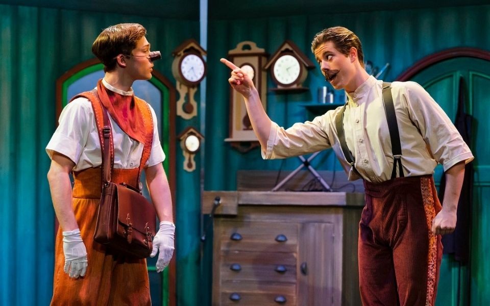 Harris Beattie and Bruno Serraclara in Pinocchio.