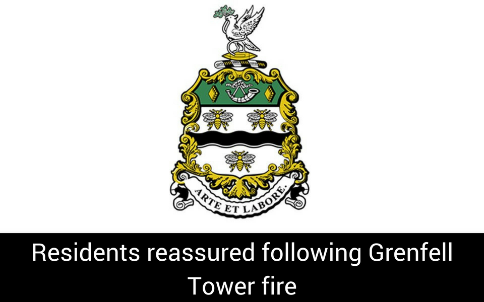 Residents reassured following Grenfell Tower fire