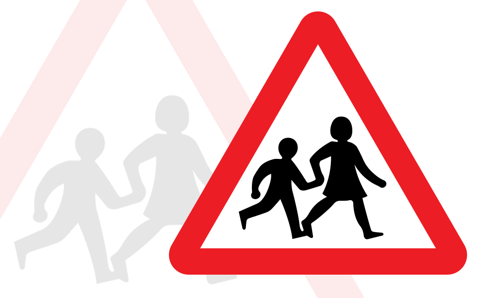 School transport sign