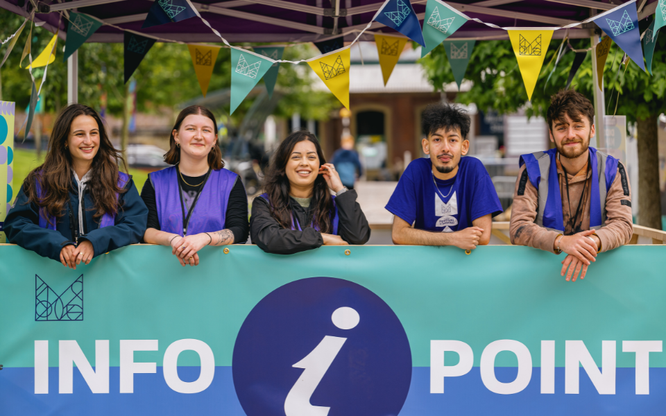 A group of volunteers at The Festival of Making