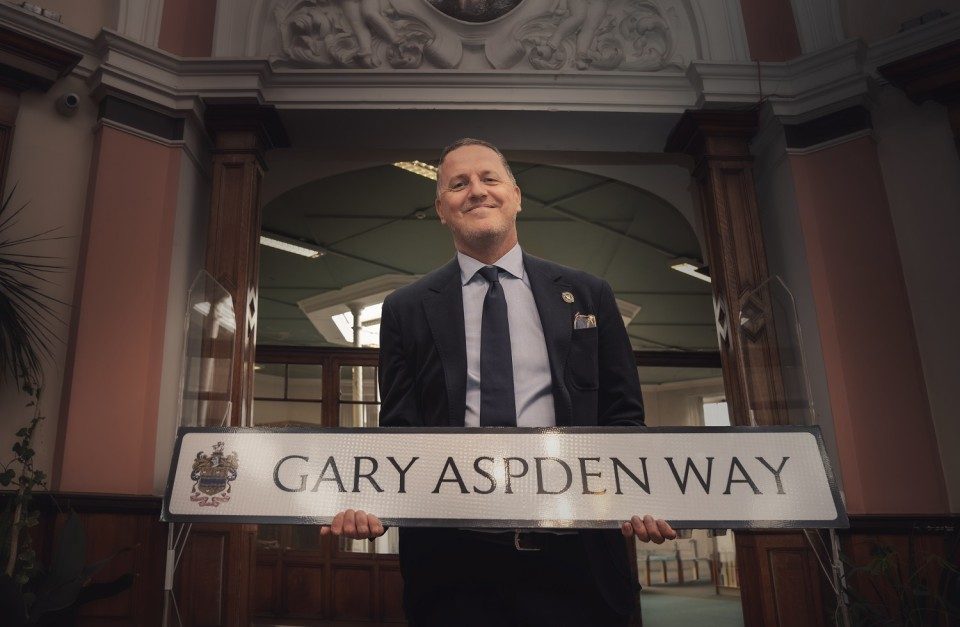 Unveiling of Gary Aspden Way – Gary at Darwen Library