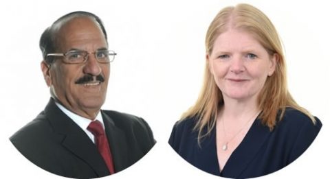 Denise Park & Cllr Mohammed Khan CBE