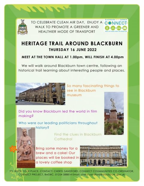 heritage trail information poster 